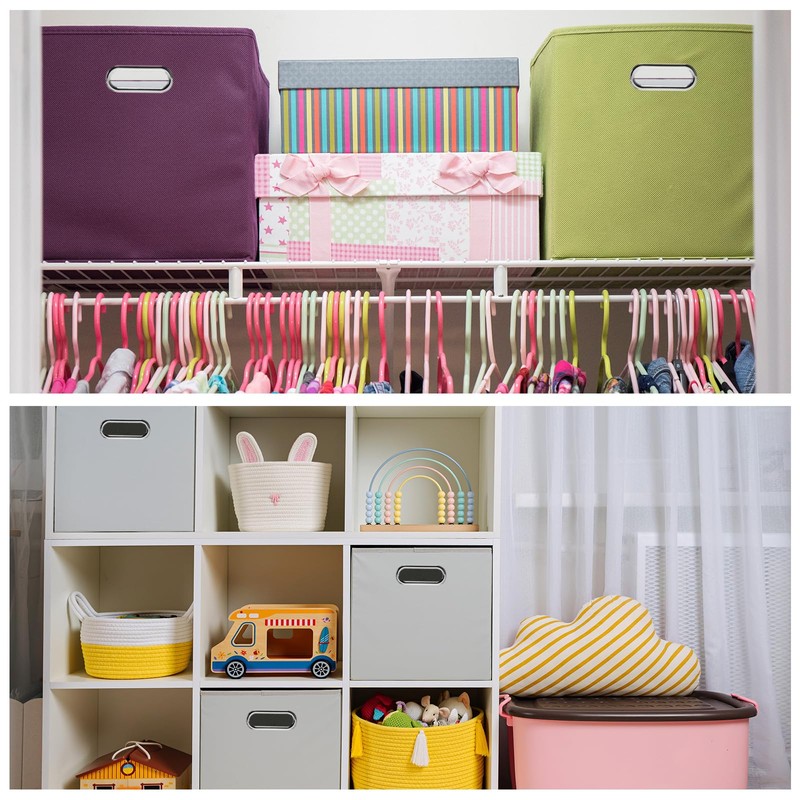 PATIKIL Foldable Storage Cube Bins, Fabric Storage Bins Cube Organizer