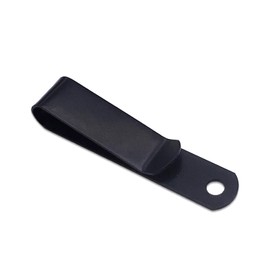 10 Pcs Belt Clip for Leather Craft Spring Holster Hook Buckles Metal 2"(52mm) X 0.43"(11mm) Black