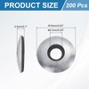 uxcell 200Pcs 1/4" x 5/8" Sealing Washers, Zinc-Plated Carbon Steel