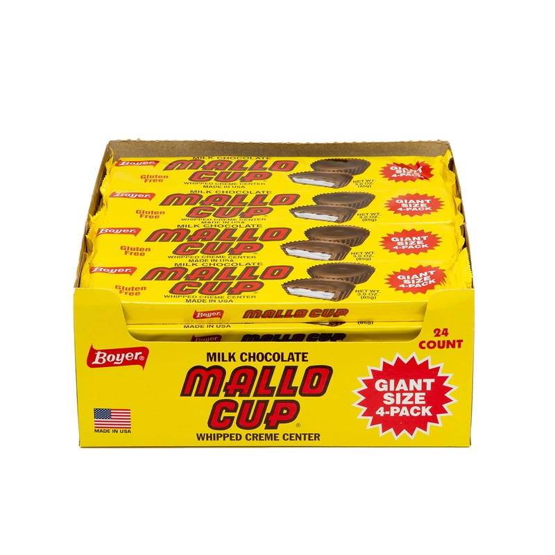 Milk Chocolate Mallo Cups 4 pk - 24 count box