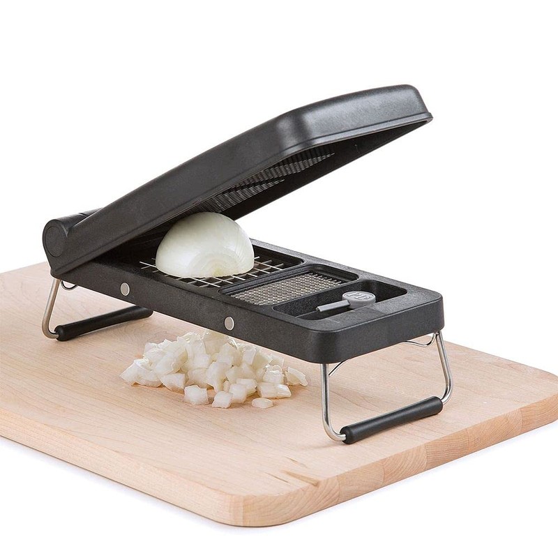 PL8 Professional Chopper, Black - Multi-Functional Vegetable Chopper, Dicer, and