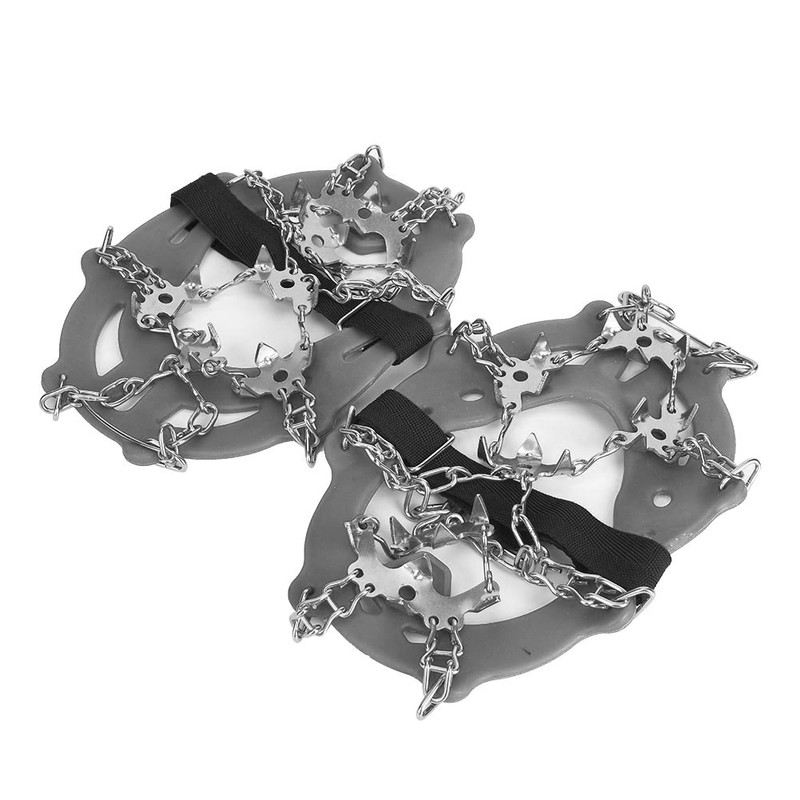 1 Pair Universal 19 Teeth Anti Slip Ice Cleat Shoe