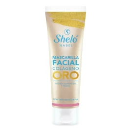 Sheló Nabel Mascarilla Facial Colágeno Oro 100ml Hidratacíon Y Firmeza Tipo de piel Todo tipo de piel