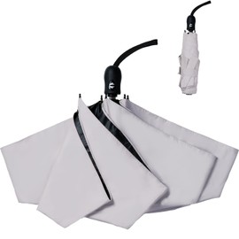 Parasol Folding Umbrella, UV Protection, 100% (Certified by a Third-Party Organization with 100% UV Protection, One-Touch Automatic Opening/Closing for Safety, Can Be Used in Rain or Shine, or Girls),