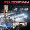 ANYTOP H4 Led Bombillas para Auto Delanteros Faros,HB2 9003 Luz