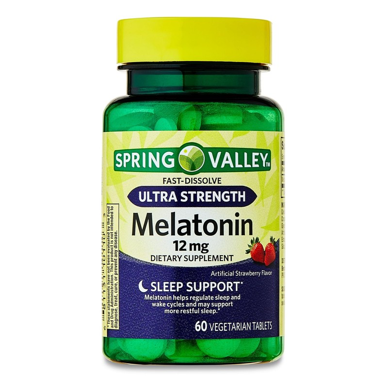 Spring Valley Melatonina 12mg 60ct
