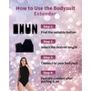 Liebster 4PC Bodysuit Extender Set for Women - Adjustable Long