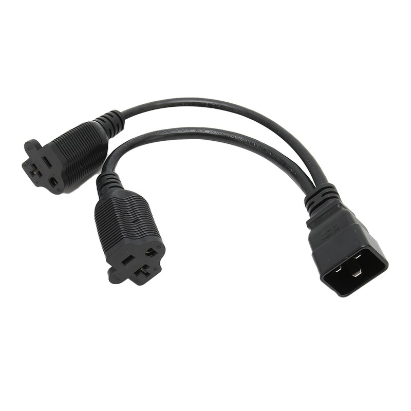 IEC320 C20 to 5 20R 5 20R Power Cord Universal