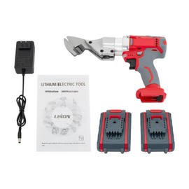 LIYUANJUN 21V Metal Shear, 600W Electric Metal Shear with Charger and Box Two-speed Adjustment Electric Shears for Cutting Metal Aluminum Iron Wood Cardboard Cutter Power Tool
