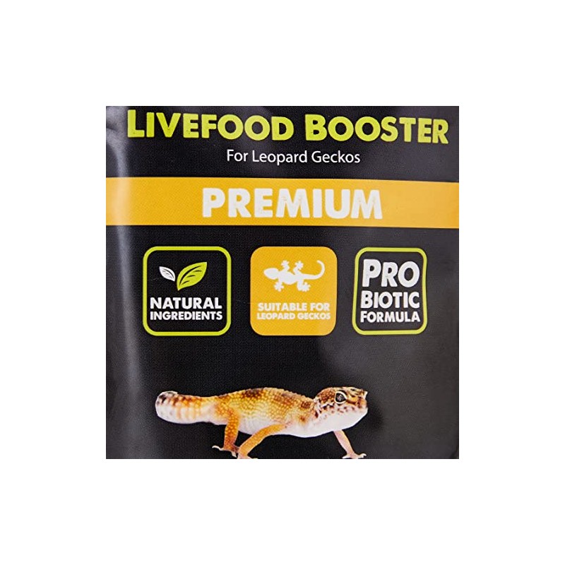 Komodo Premium Live Foods Booster for Leopard Geckos, 75 g