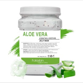 Mascarilla De Gelatina Para Faciales Mascarillas Profesionales De Gel Natural, Mascarilla De Goma Hidratante, Mascarilla Facial En Tarro De 23 Fl Oz Cuidado De La Piel (Esenci