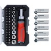 HELPMATE 38 Piece Socket and Bit Set Chrome Vanadium Steel