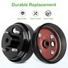 10L0L Golf Cart Brake Drum/Hub Assembly (Electric) for EZGO TXT