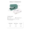 NUSIGN Mini Stapler, 20 Sheet Capacity, Office Desktop Stapler Green,