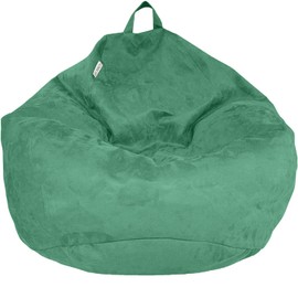 Delmach Bean Bag Stuffed Animal Storage Or Cover | No Filler | Double Stitched | Durable Zipper | Premium Microsuede