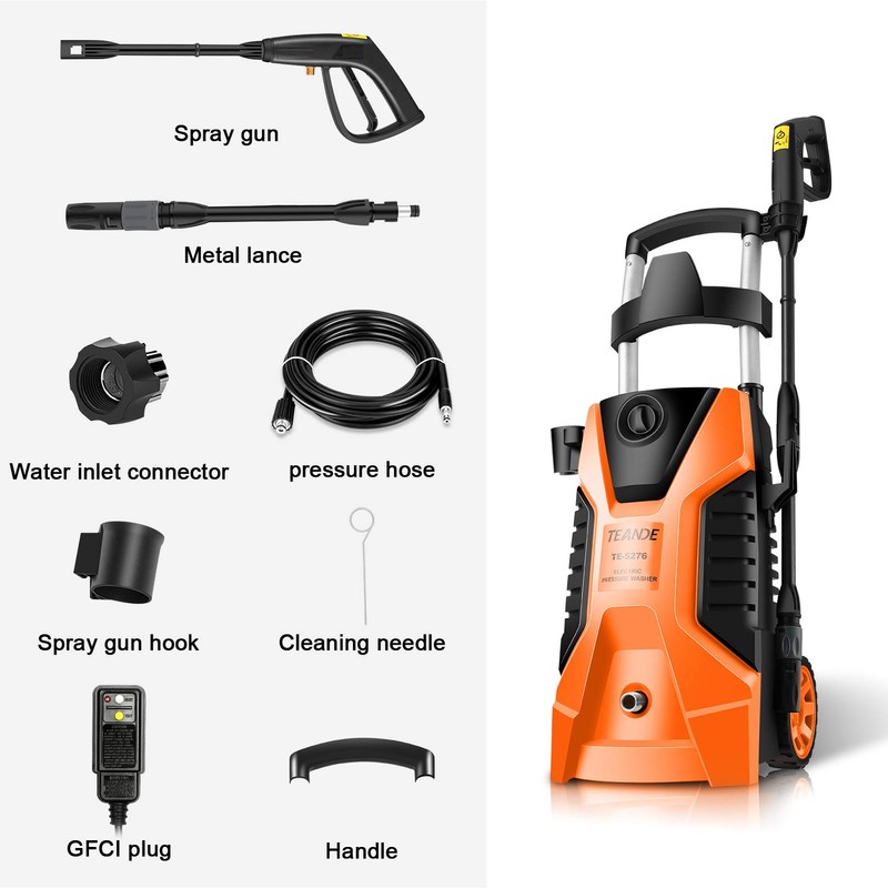 Imdot Electric Pressure Washer 2000 PSI Portable Power Washer with