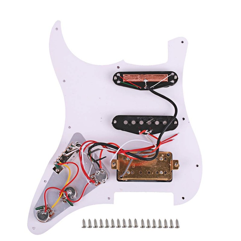 Alnicov Surfing Loaded Prewired Pickguard Guard Plate With SSH Pickup