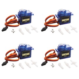 Actuator 4 Pieces Ard-uino Servo Motor Ard-uino Servo Motor Ard-uino Motor RC Servo 9G Servo 9G SG90 Servo Motors Servo Micro Servo Motor Kit DC 220V High Power Servo