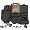 BAKKENMASTER 18-Piece Kitchen Oven Baking Set: Nonstick Gray Marble Coating,