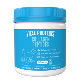 Vital Proteins Collagen Peptides Powder Supplement for Skin Hair Nail Joint Health or Support - Hydrolyzed Collagen - Unflavored, 7 Servings