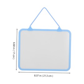 Operitacx Magnetic Mini Hanging Whiteboard Dry Erase Lapboard for Boys and Girls Home Office Wall Decor Whiteboard Writing Board