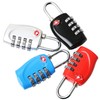 TRIXES TSA Suitcase Padlocks - 4 Pack of Combination Padlocks