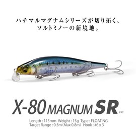 Megabass X-80 MAGNUM SR FA Sardine
