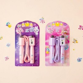 Catch! Teenieping Shooting Star Counter Jump Rope for Exercise Exercise Purple