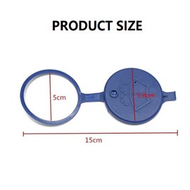 Washer Liquid Reservoir Tank Cap, Windscreen Washer Reservoir Cap, Sealing Lid for Windscreen Washer Container for Peugeot 106 206 207 406 5008 Citroen C2 C3