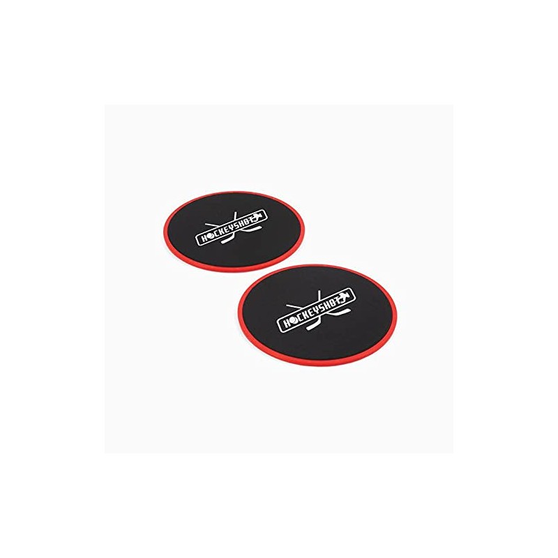 HockeyShot Sliding Discs – Abdominal and Core Exercise Equipment –