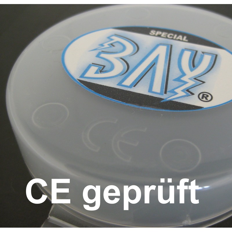 BAY® CE Double Black Sports Mouth Guard with Hygiene Box,
