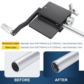 Bead Roller Tube Pipe Tubing Beader Tool for Intake and Intercooler Piping Fits 5/8" and Larger Copper or Aluminum Tubing