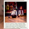 MIYOPESI 18oz Clear Stemless Wines Cups (Set of 8), Shatter-Proof