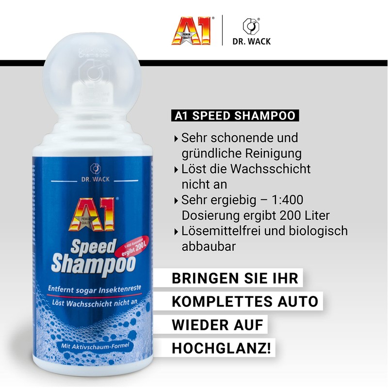 Dr. Wack 2760 A1 Speed Shampoo 500 ml