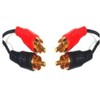 World of Data 1m TWIN RCA Cable - 100% Copper
