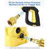 SNOKAY Pressure Washer Couplers - M22 14mm Quick Connect Plug-in