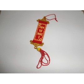 Vietnamese New Year Decorative Hanging Sign bảng treo tết (vạn sự như ý)