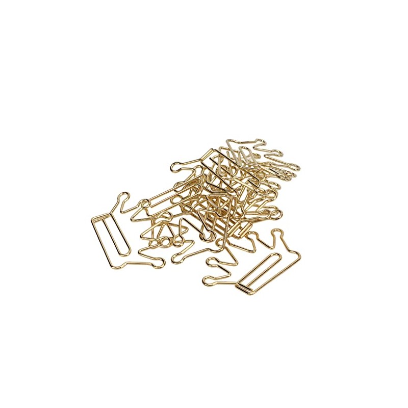 CLIPS DE PAPEL, 100 Pcs PROCESO DE ELECTROLLACIÓN ANI RODPLACIÓN
