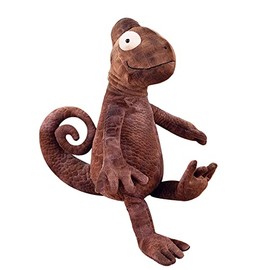 XIYUAN Lizard PlushieToy - 20InchWild Lizard Chameleon Stuffed Animal Toys Soft Throw Pillow Gifts for Kids (Brown)