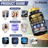 Tenmido Pure Magnesium Glycinate Supplements - 4in1 with L-Theanine, Ashwagandha,