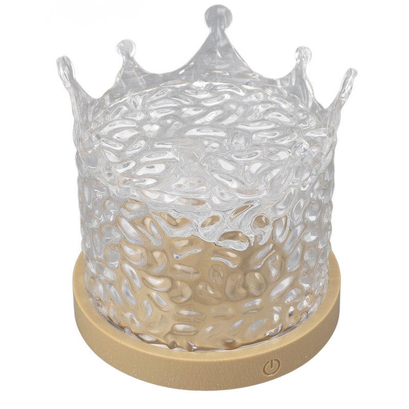 Wave Night Light 3 Colors 1000mAh USB Rechargeable Brightness Adjustable