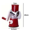 RJP Rotary Cheese Grater & Vegetable Slicer with Three Drum