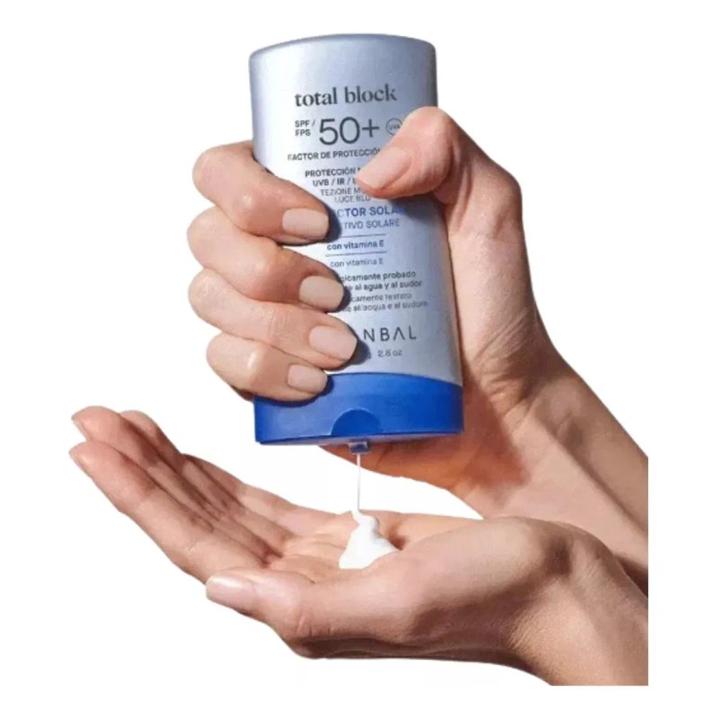 Protector Solar Crema Fps50 Total Block 80gr Yanbal