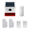 YBJ Solar Sound & Light Alarm Siren Wireless Outside Weatherproof