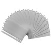 Oxford 15 x A4 Grey Plastic File Folders