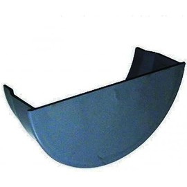 FLOPLAST 112mm Half Round Gutter Internal Stop End - Grey