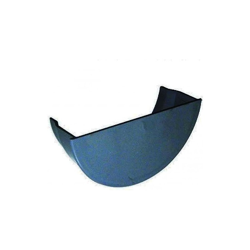 FLOPLAST 112mm Half Round Gutter Internal Stop End - Grey