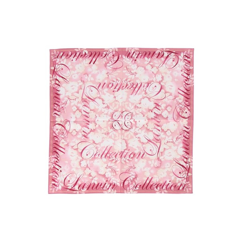 Lanvin Collection 08001532 Handkerchief Women's Print Handkerchief, Floral Pattern, Rose