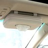 Car Tissue Holder Decorative Leather Container Visor Hanging Box for