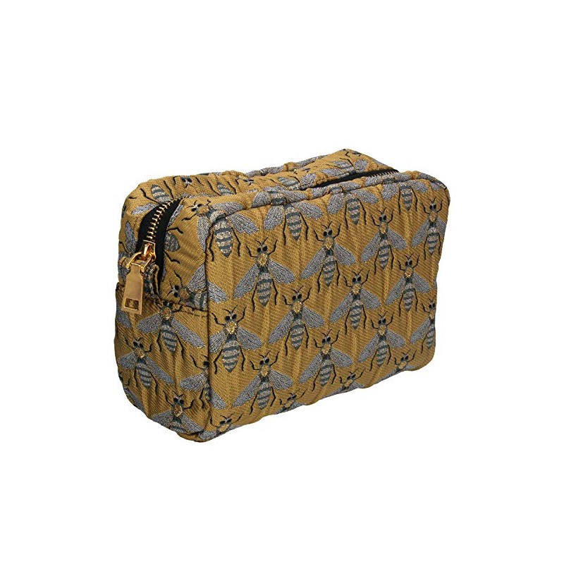Gisela Graham Gold Cosmetic Bag One Size